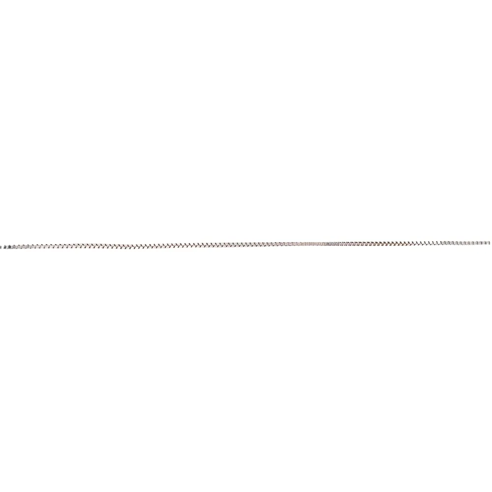 14K White Gold Box Chain 1.3 Grams