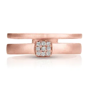 14kt Gold 1/15 ct tw Ring F VS Diamonds