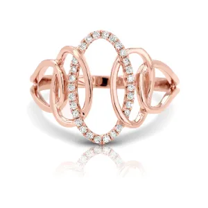 14kt Gold 1/8 ct tw Ring F VS Diamonds