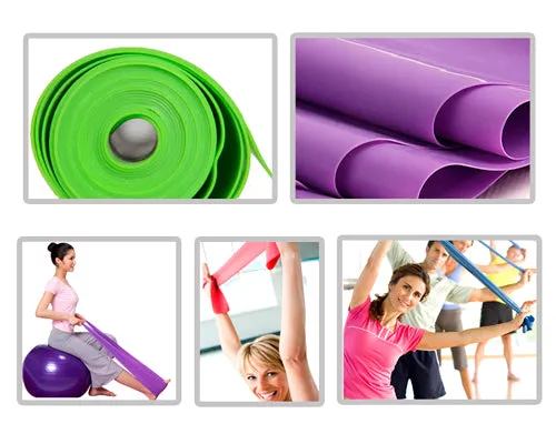 1.5M Multi Gym Sports Equipment Latex Yoga Belt Stretch - Green