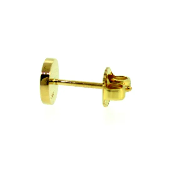 18k Yellow Gold Diamond Earrings Timeless