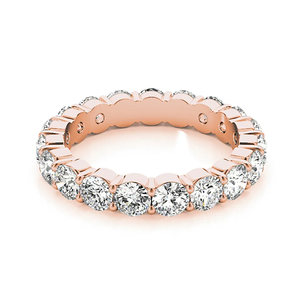 3.0 ct. Round Diamond Classic Eternity Band, Shared Prong Design