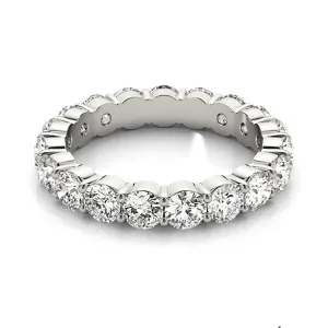 3.0 ct. Round Diamond Classic Eternity Band, Shared Prong Design