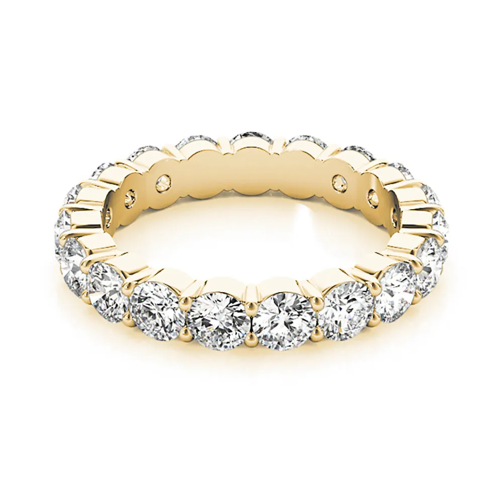 3.0 ct. Round Diamond Classic Eternity Band, Shared Prong Design