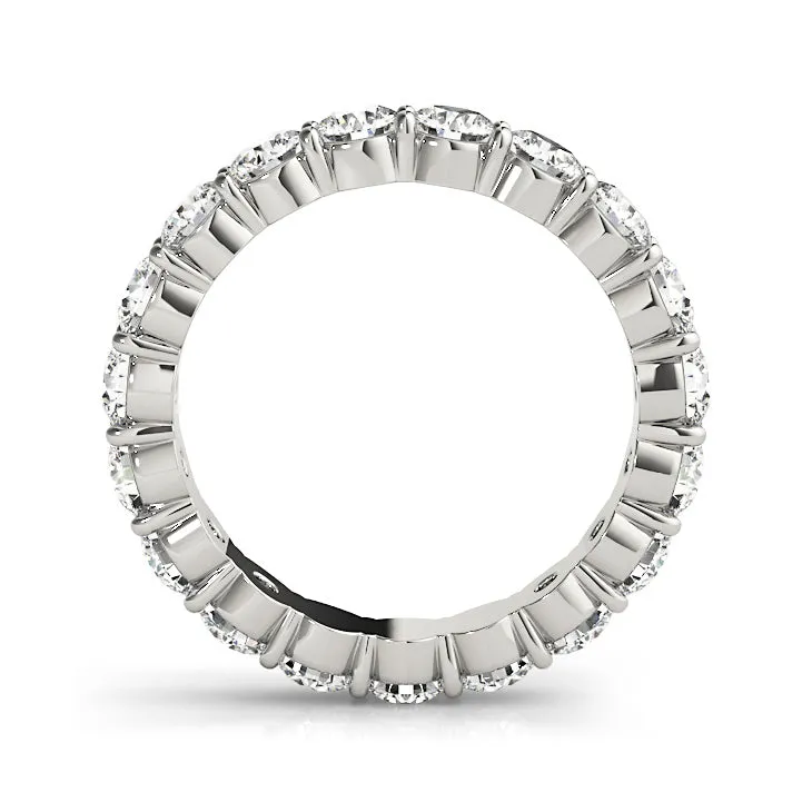 3.0 ct. Round Diamond Classic Eternity Band, Shared Prong Design