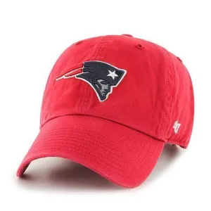 '47 Brand New England Patriots Alternate Clean up Adjustable Hat Red