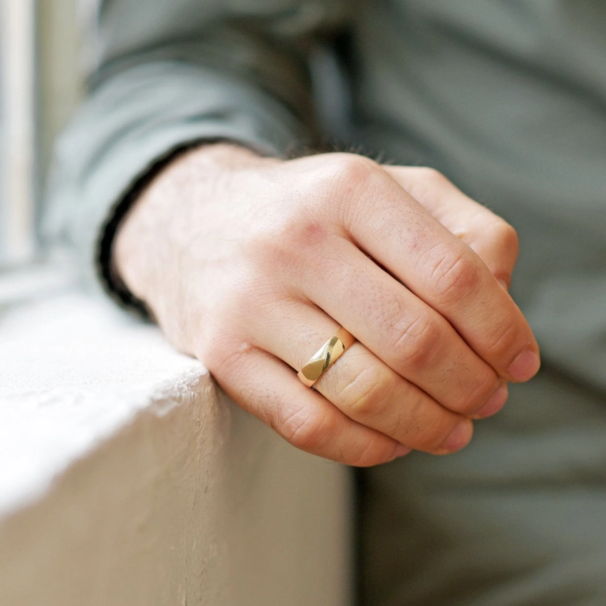 6mm Classic Domed Wedding Band