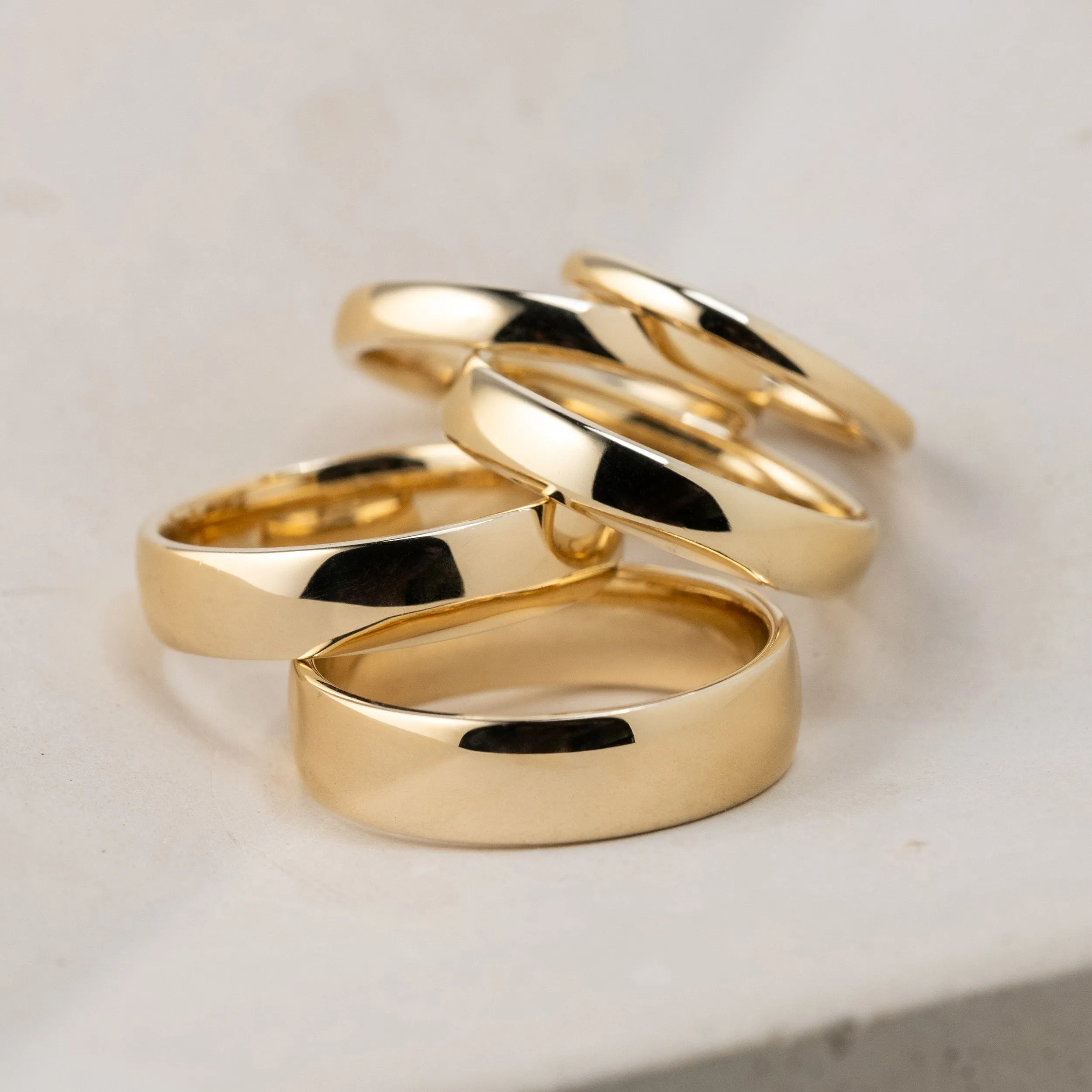 6mm Classic Domed Wedding Band