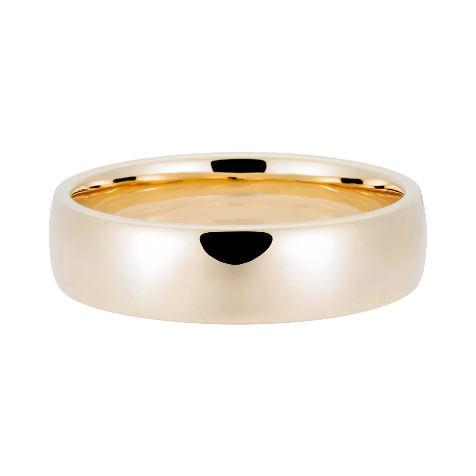 6mm Classic Domed Wedding Band
