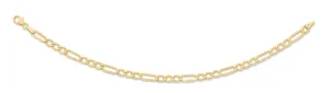 9ct Yellow Gold Silver Infused Bracelet