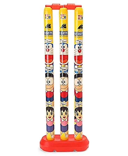 AASTHA ENTERPRISE Plastic Cricket Set With Stump And Ball, Pack Of 1, Multicolour