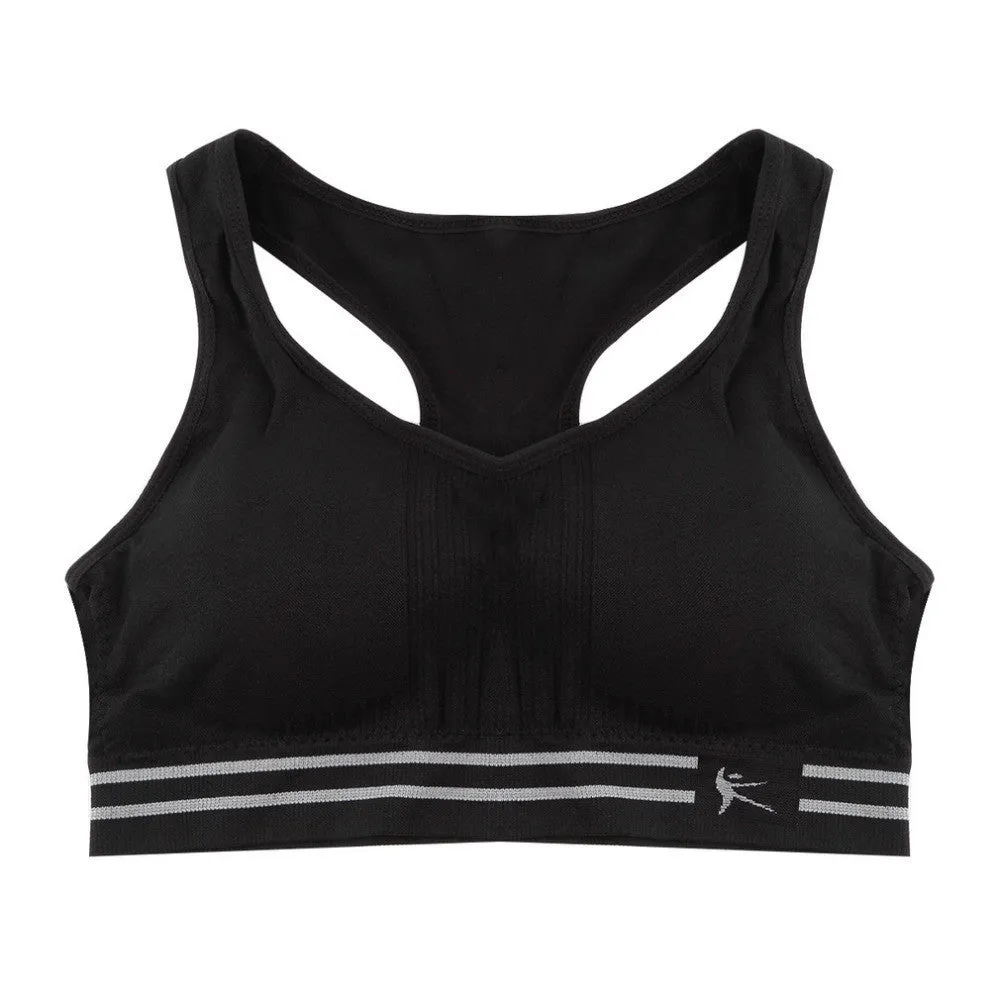 Absorb Sweat Quick Drying Professional Sports Bra,Fitness Stretch Workout Top Vest Running Wireless Underwear for Women