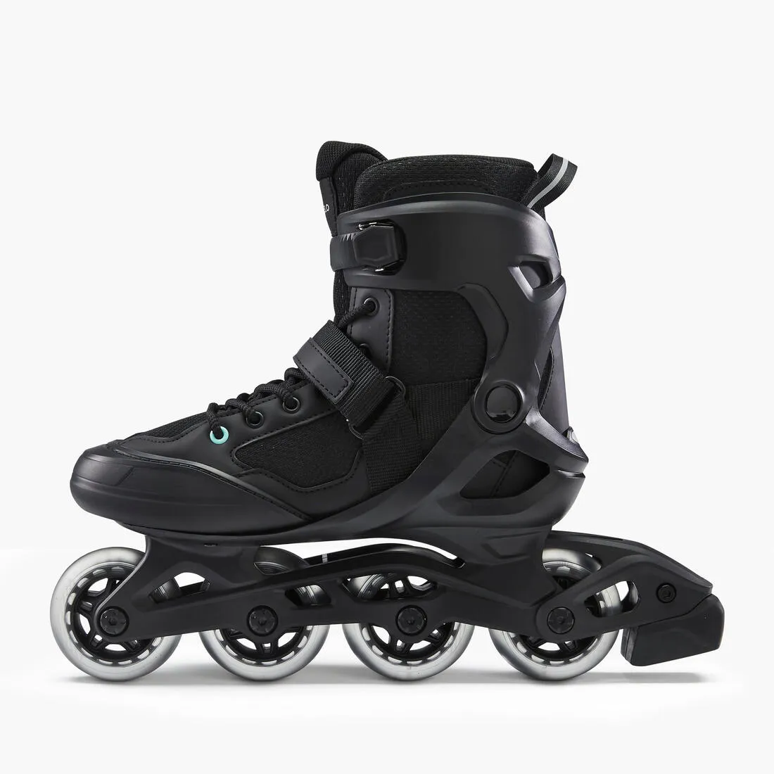 Adult Inline Fitness Skates FIT100 - Black/Mint