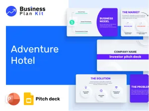 Adventure Hotel Pitch Deck Example