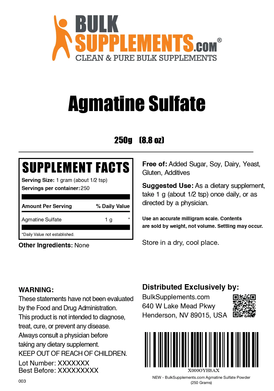 Agmatine Sulfate Powder