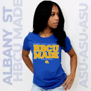 ALBANY ST. | HBCU MADE Royal Blue Ladies Tees (**)