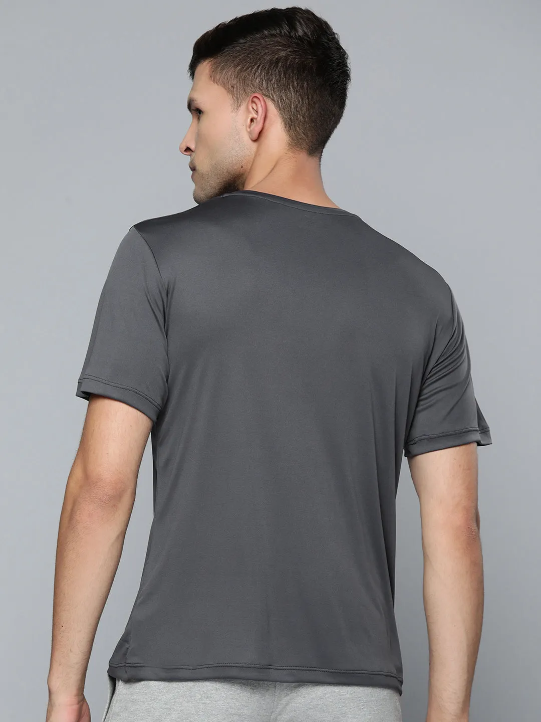 Alcis Men Dark Grey Wonder T-shirt