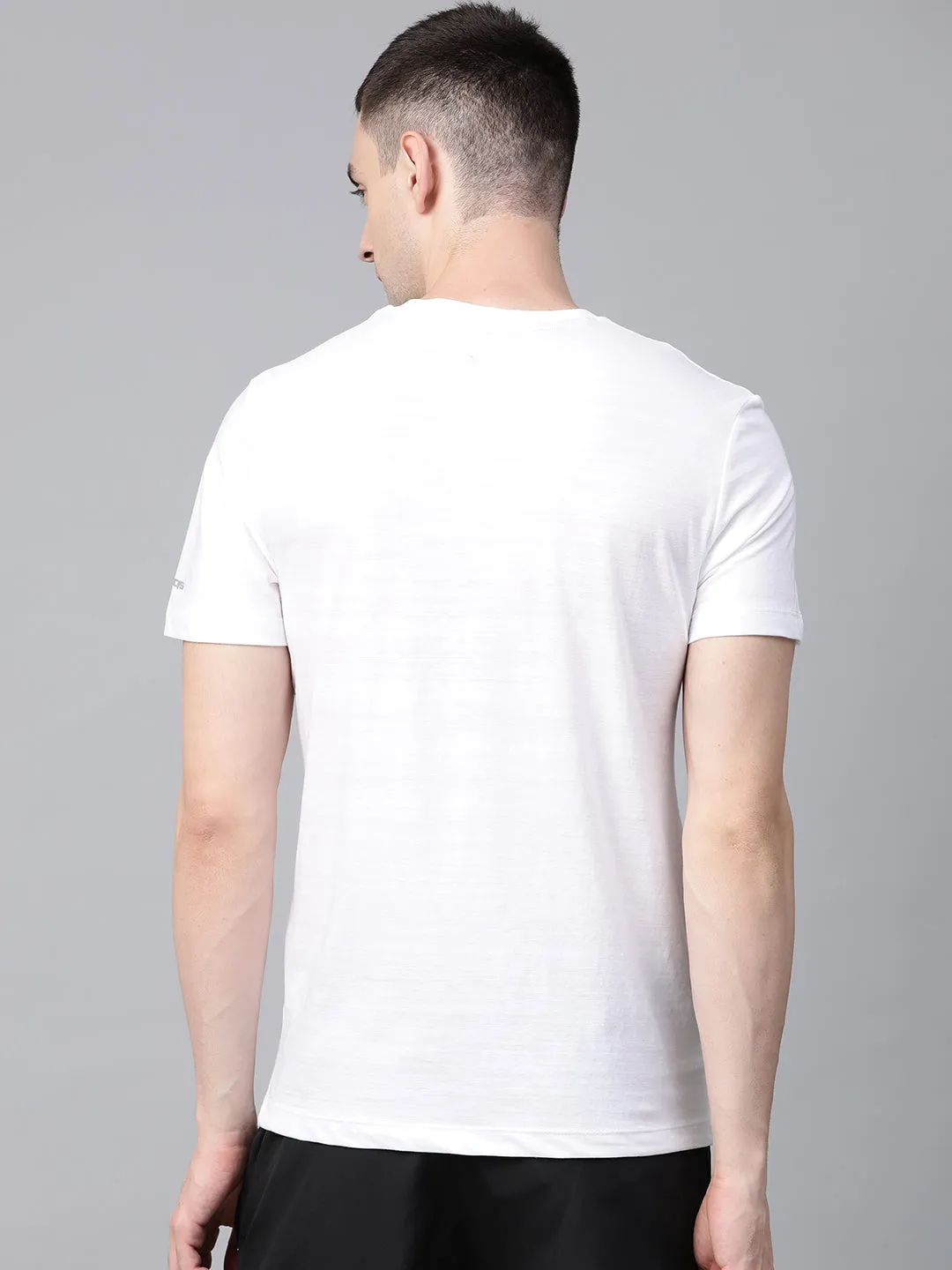 Alcis Mens Solid Black Tshirt