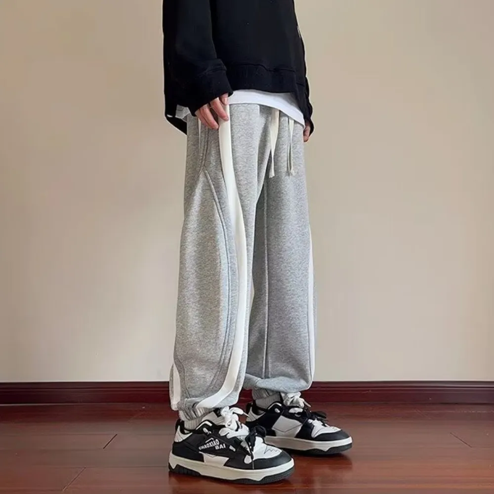 American Striped Number Print Sweatpants