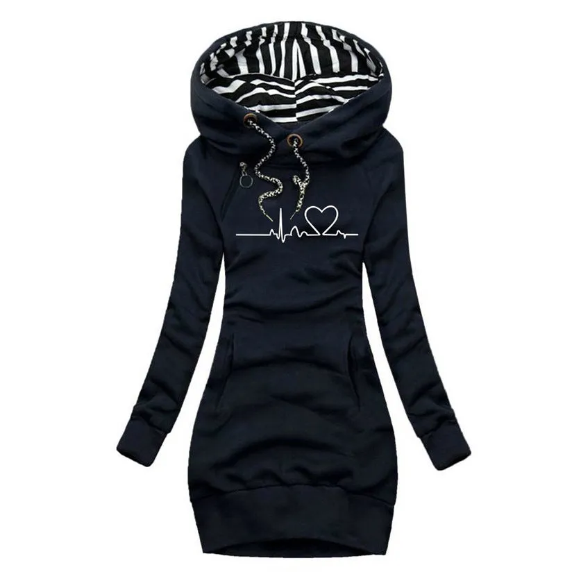 Angela™ - Artistic Heartbeat Knit Dress