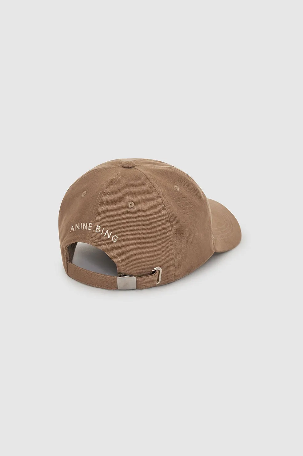Anine Bing Jeremy Baseball Cap in Brown