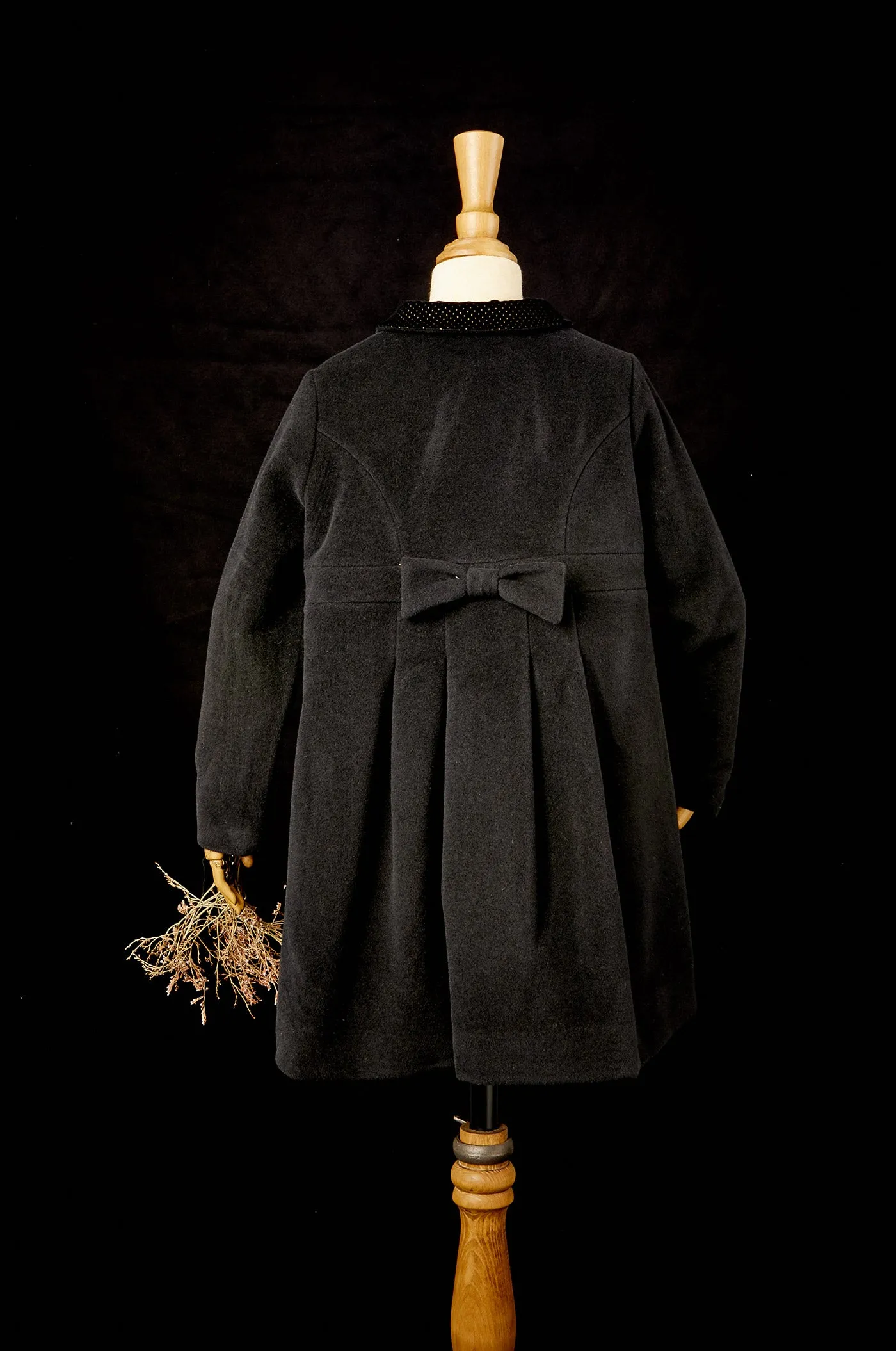 Anne Baby Coat Black