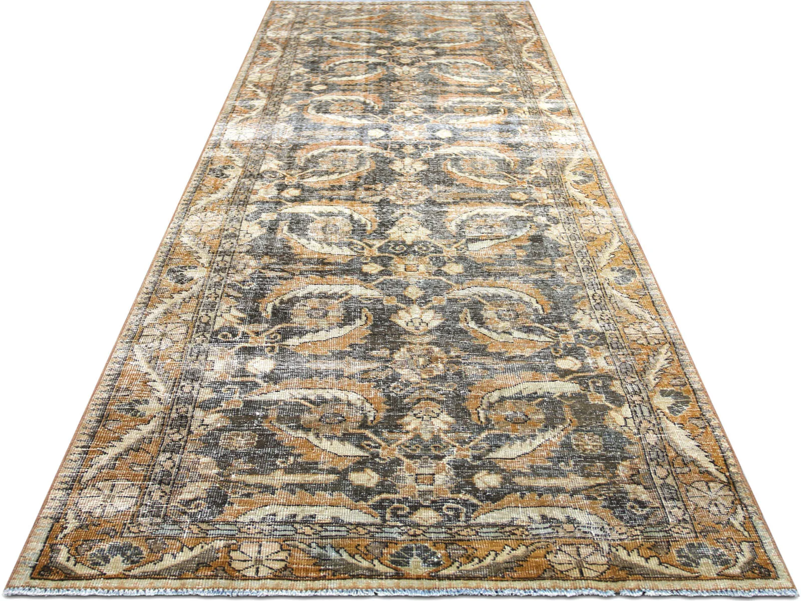 Antique Persian Melayer Runner - 3'5" x 10'7"
