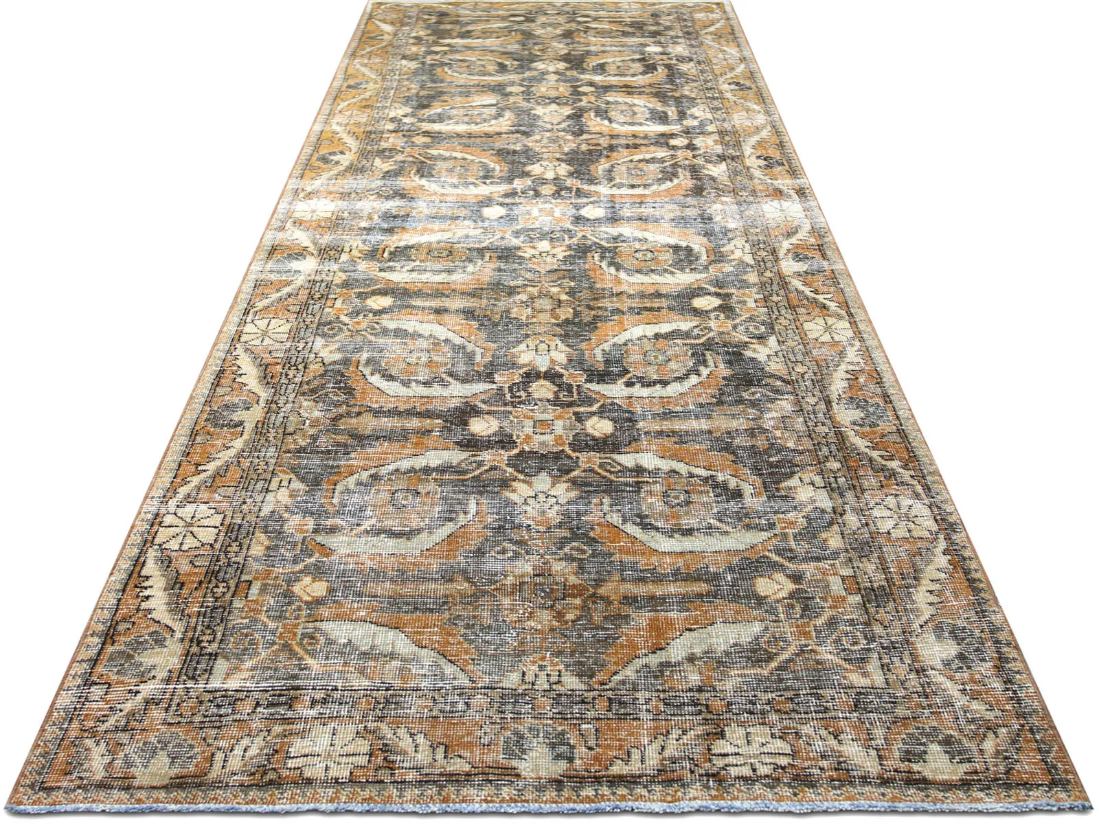 Antique Persian Melayer Runner - 3'5" x 10'7"