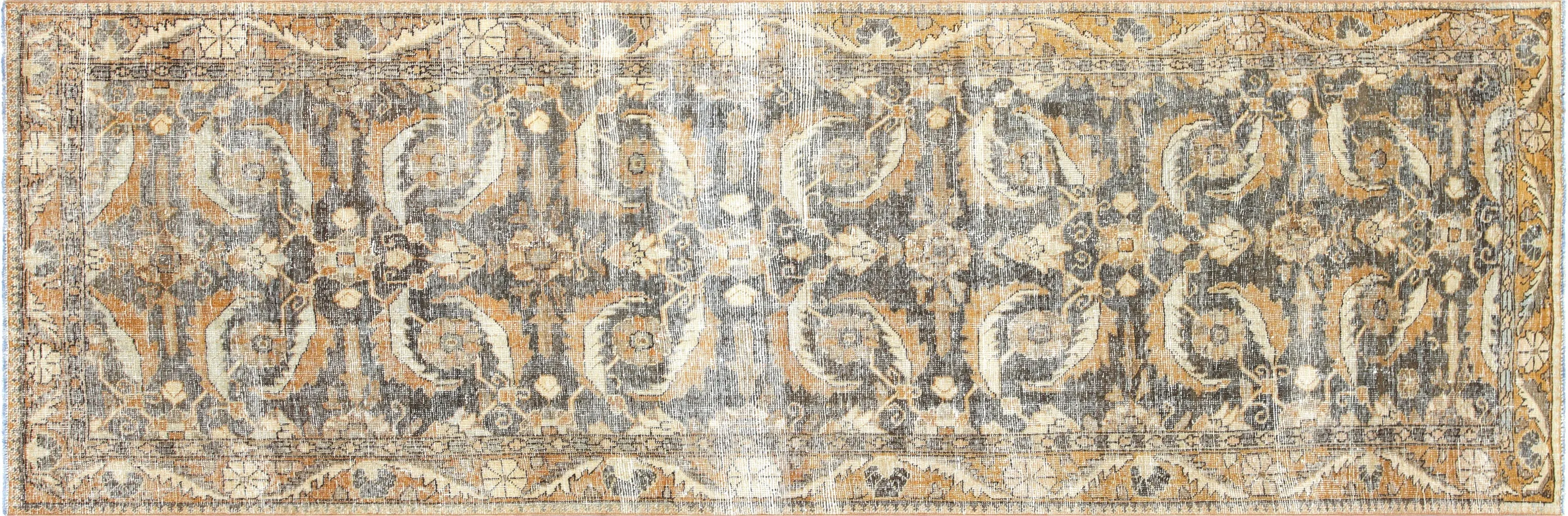 Antique Persian Melayer Runner - 3'5" x 10'7"