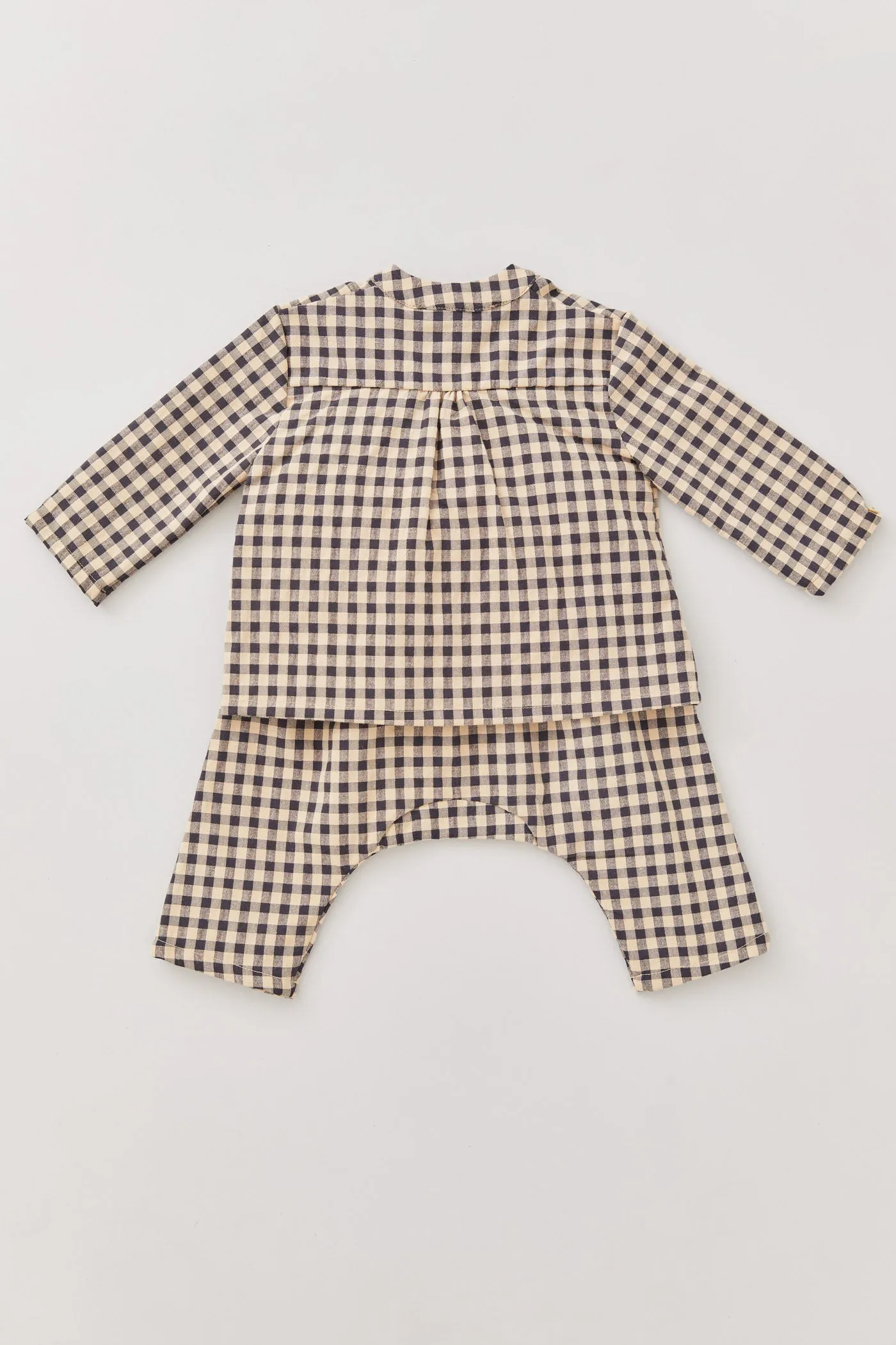 Apple Shirt - Latte Check