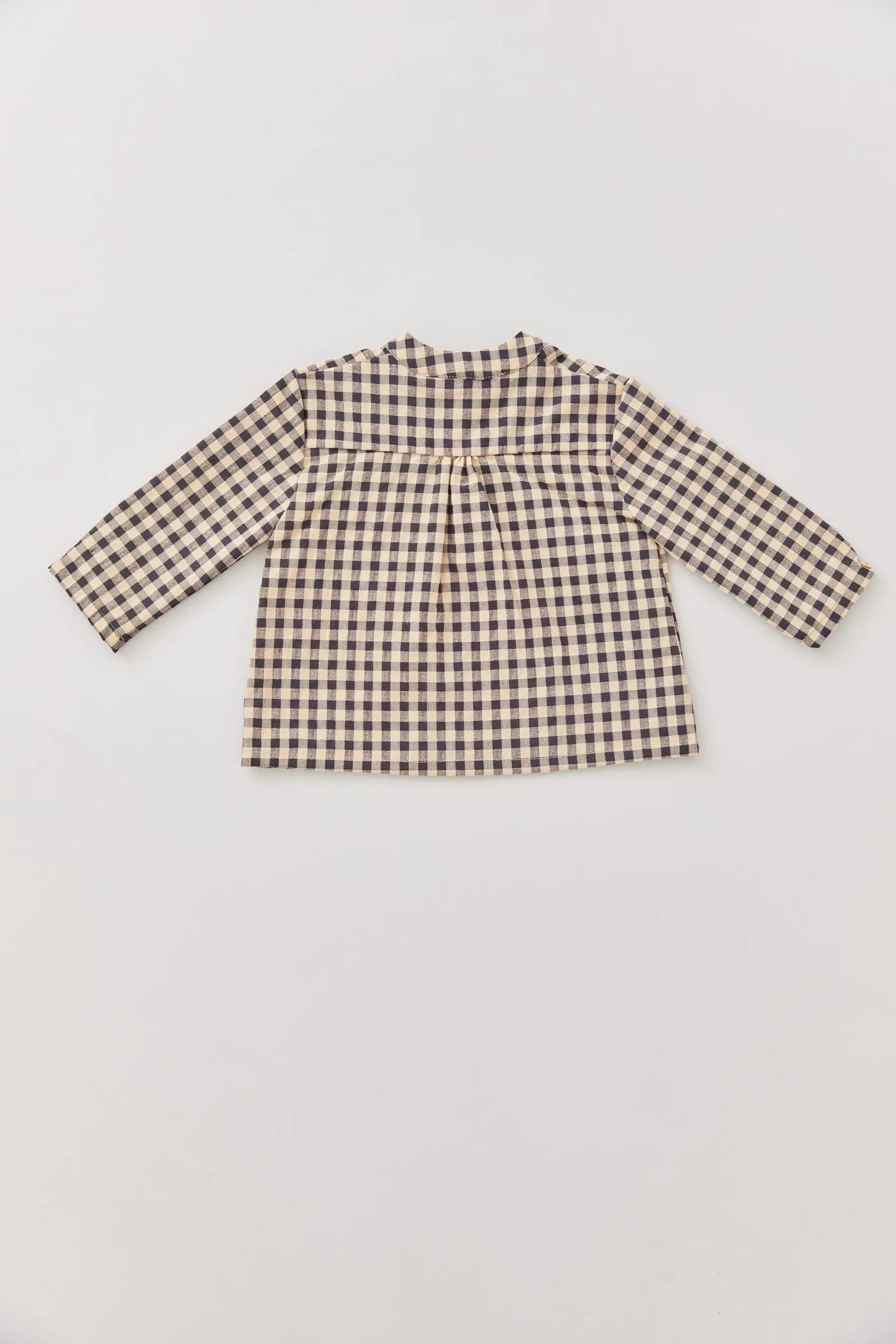 Apple Shirt - Latte Check