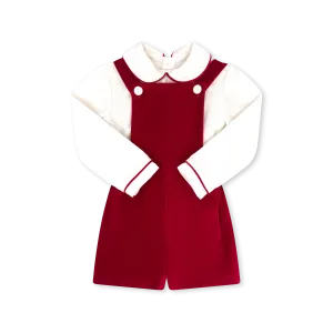 Arthur Apron Set - Ruby Red Velvet