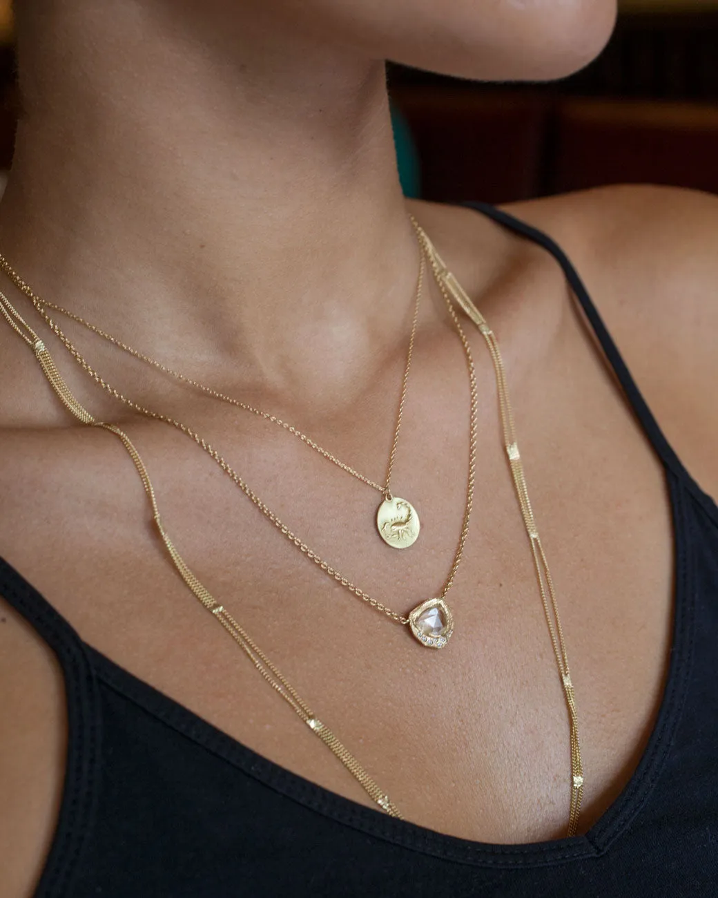 Astrological Medal Necklace