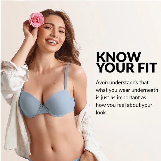 Avon Fashion Classic Lauren Nonwire Lace Bra - Black