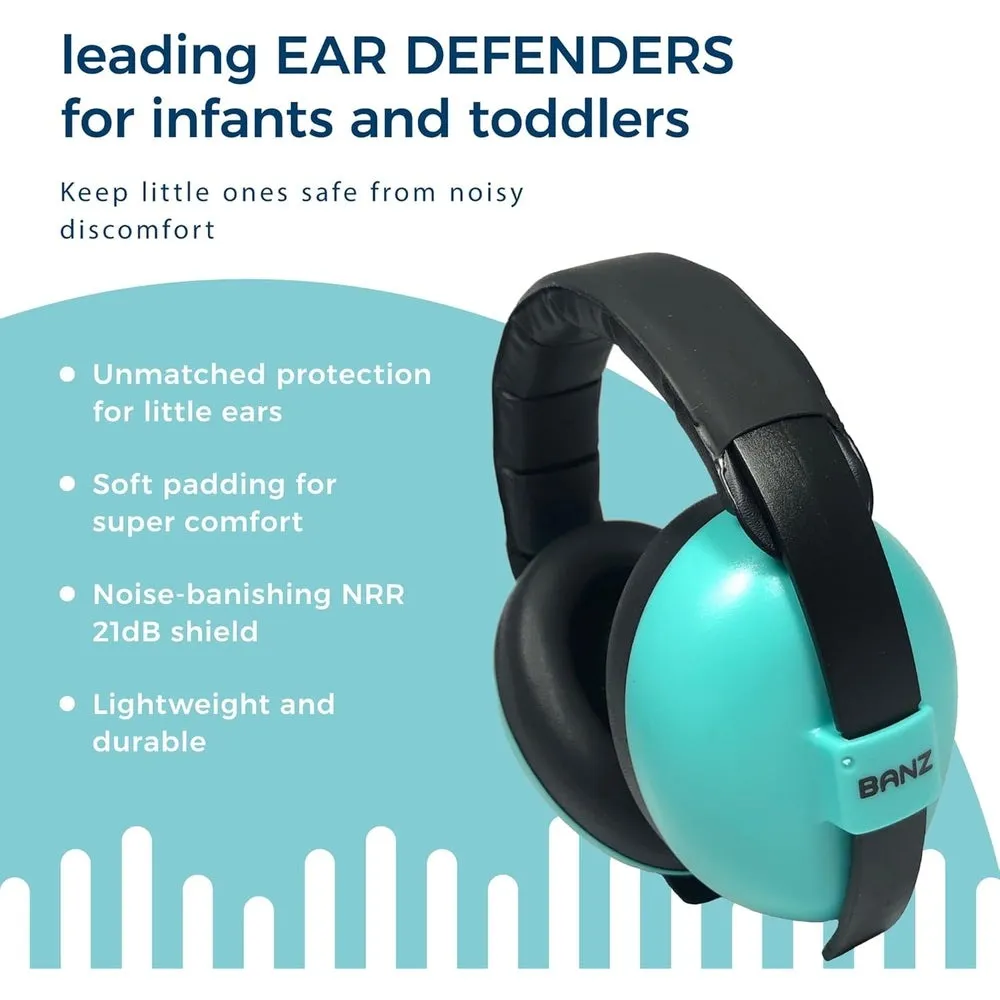 Baby BanZ Bubzee Ear Protectors - Lagoon Blue
