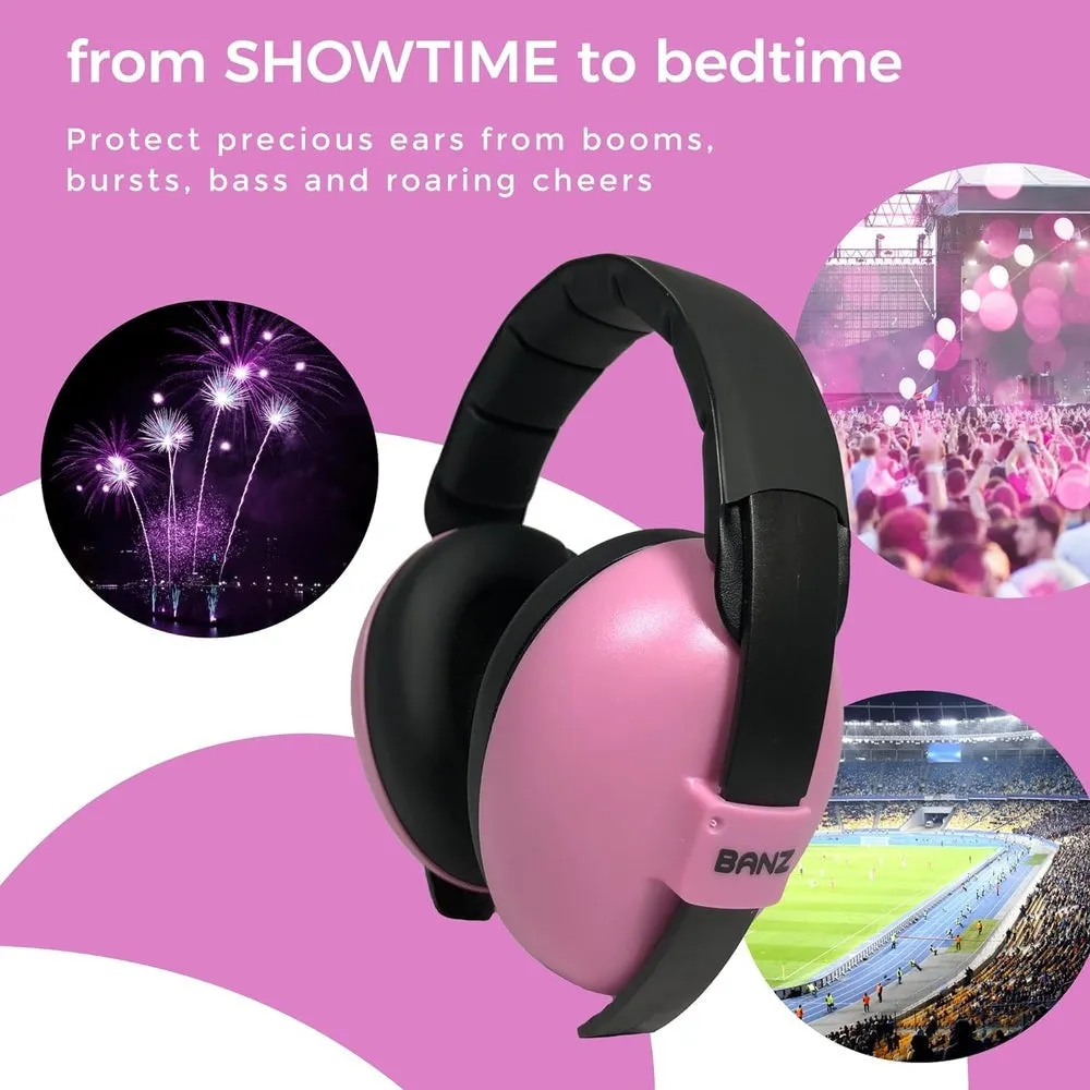 Baby BanZ Bubzee Ear Protectors - Pink