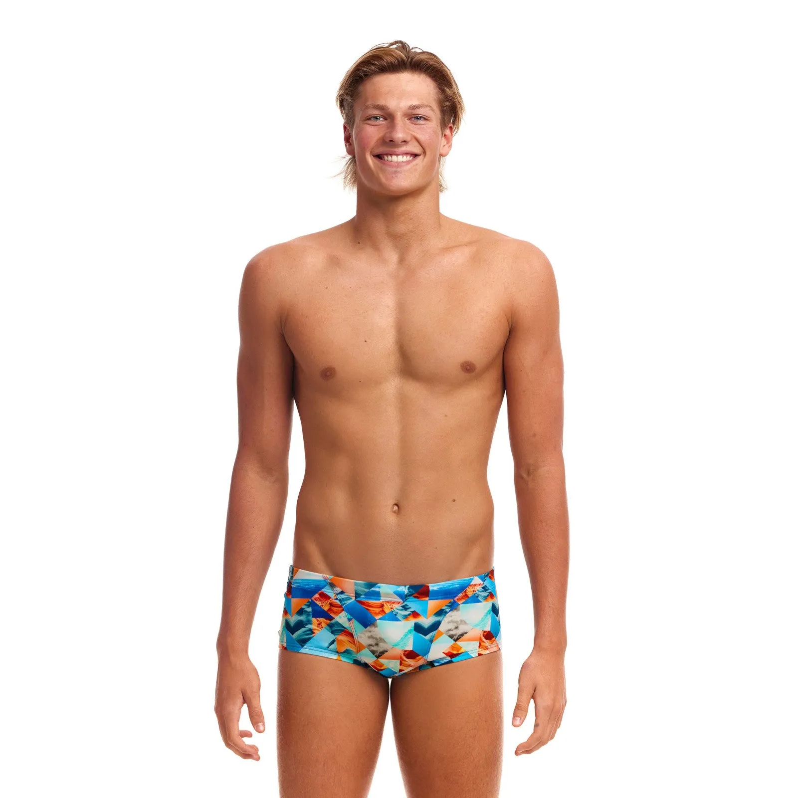 Badehose ECO Classic Smashed Wave