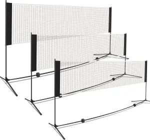 Badminton Net Set Portable with Poles Easy Setup