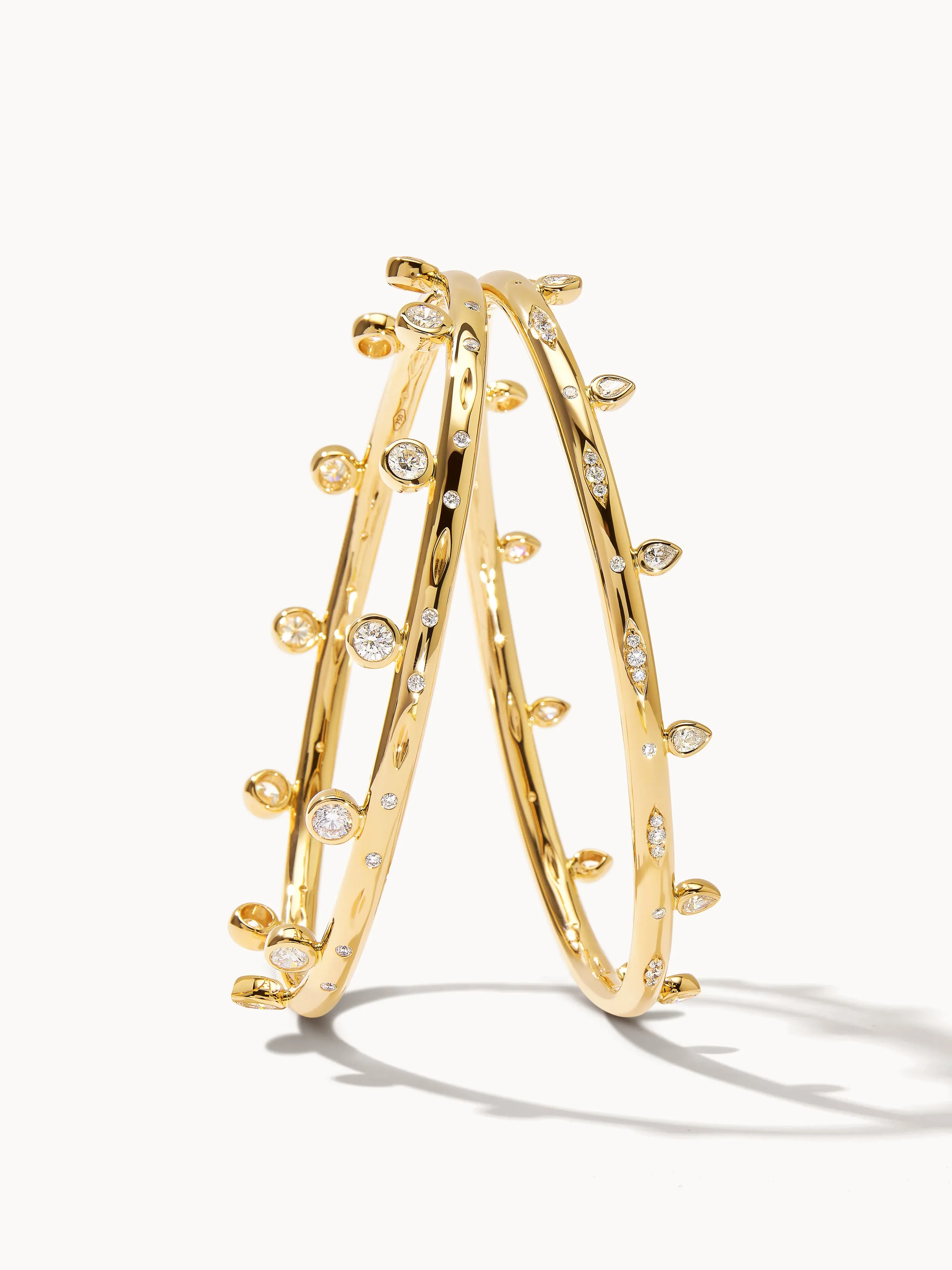 Bangle GYPSY 'Classic' 17 cm 18K yellow gold