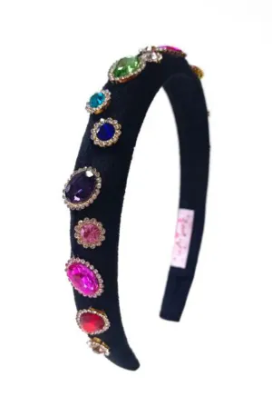 Bari Lynn Thin Padded Jewel - Black