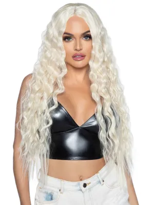 Beachy wave long wig