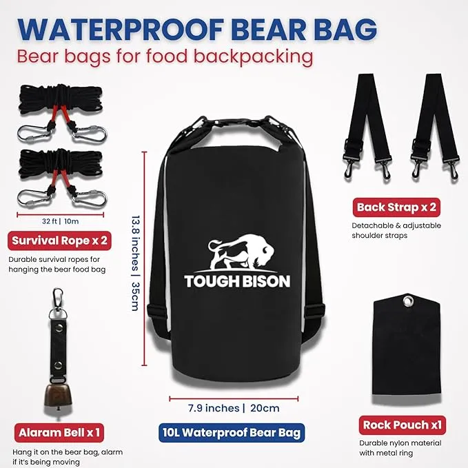 Bear Bag Hanging System Bear Bags for Food Backpacking Bear Canister for Backpacking Food Bag Camping Food Bag Hiking, Camping