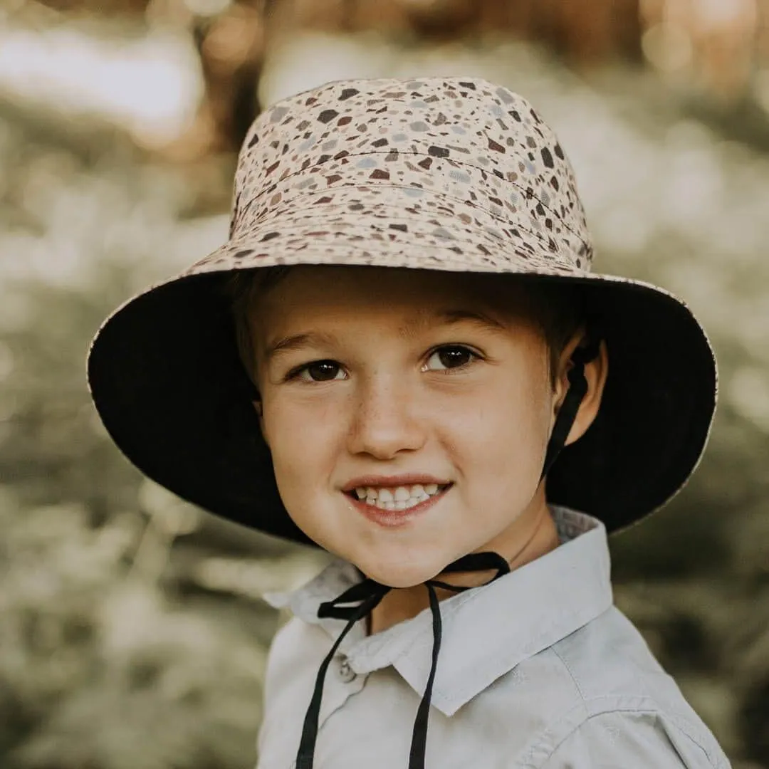 Bedhead Heritage Reversible Explorer Hat- Terrazzo/Ebony S