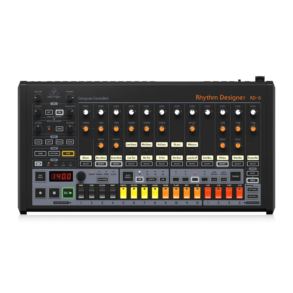 Behringer RD- 8 MKII Analog Drum Machine