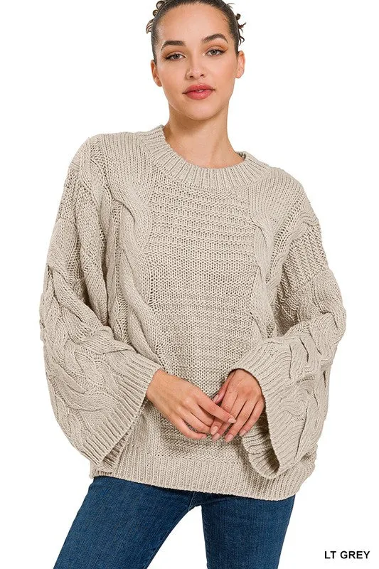 Bell Sleeve Sweater
