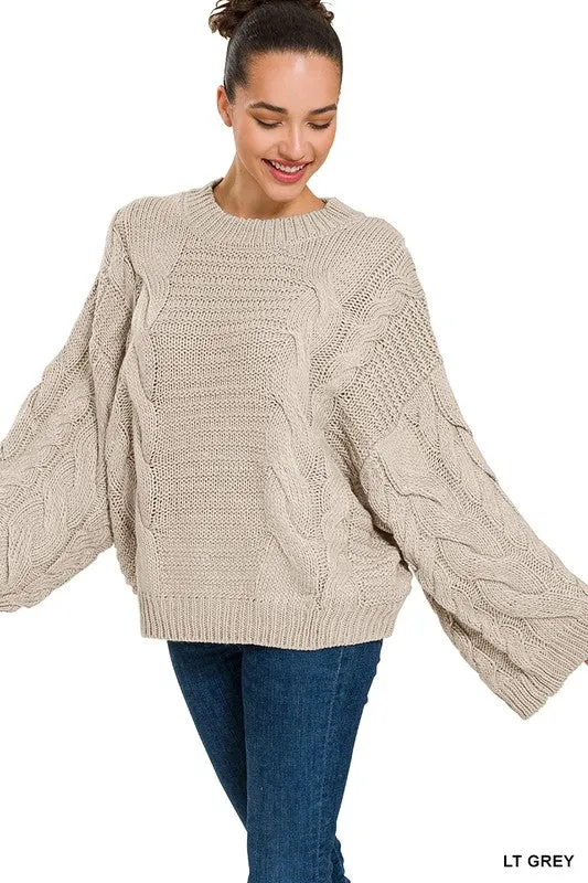 Bell Sleeve Sweater