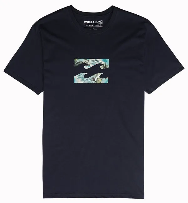 Billabong Team Wave Team T Shirt Navy