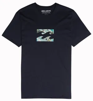 Billabong Team Wave Team T Shirt Navy