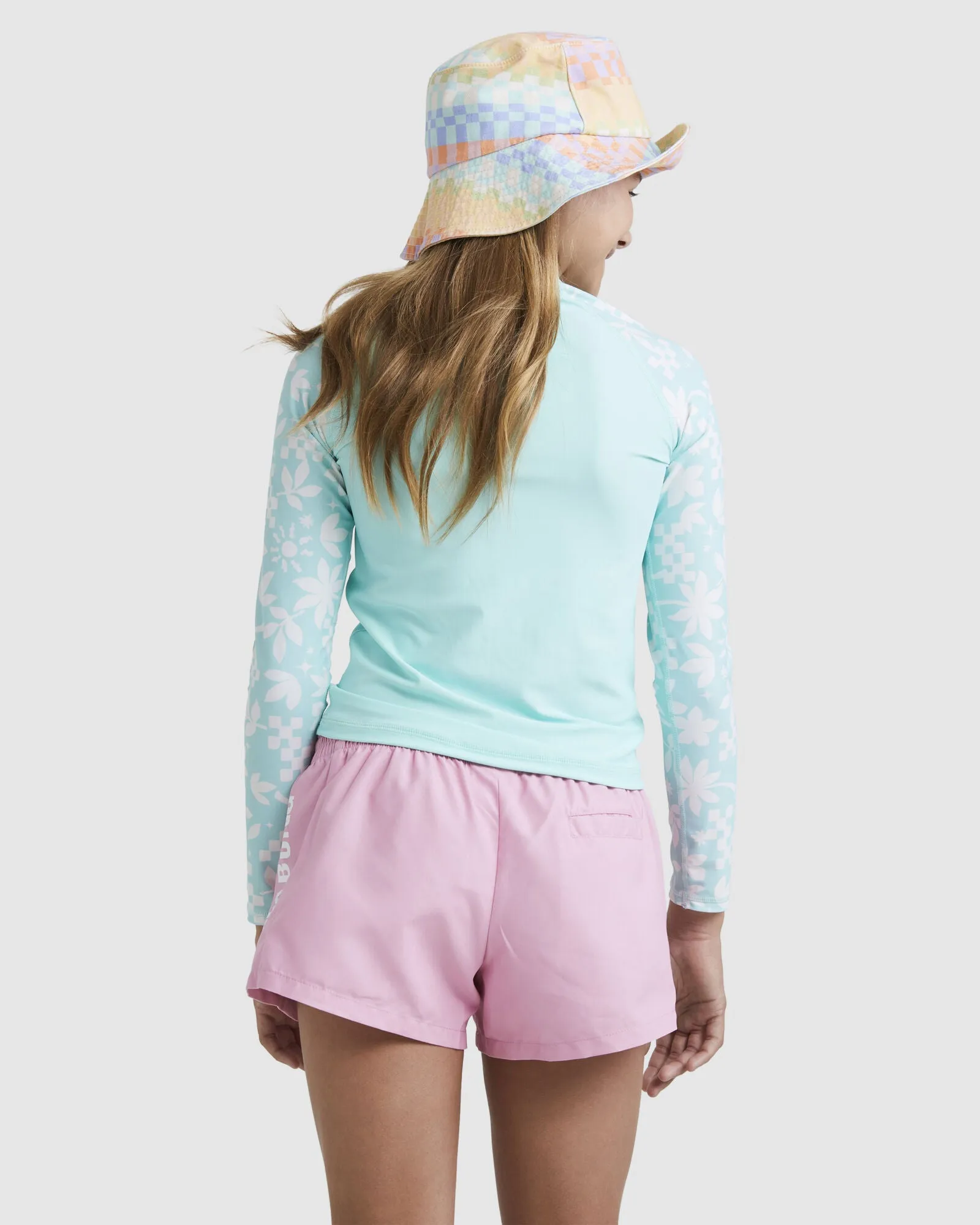 BILLABONG YOUTH CATCH A WAVE LONG SLEEVE SUNSHIRT MINT CHIP