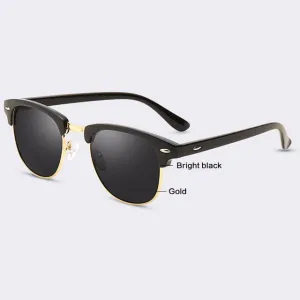 Black Clubmaster Sunglasses